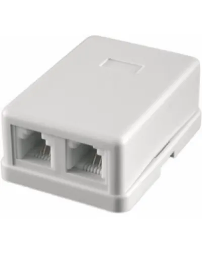 STK-RJ-45(8P8C), CAT.6, 2 выхода, Dual IDC компьютерная розетка: Розетка компьютерная 2 выхода в Нижнем Новгороде