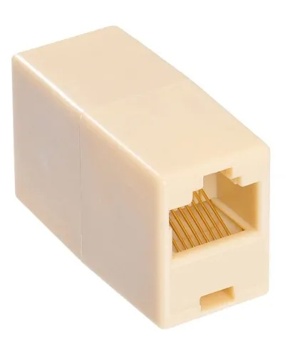 RJ-45 (розетка)-RJ-45 (розетка) (бежевый): Разъем распределительный в Нижнем Новгороде