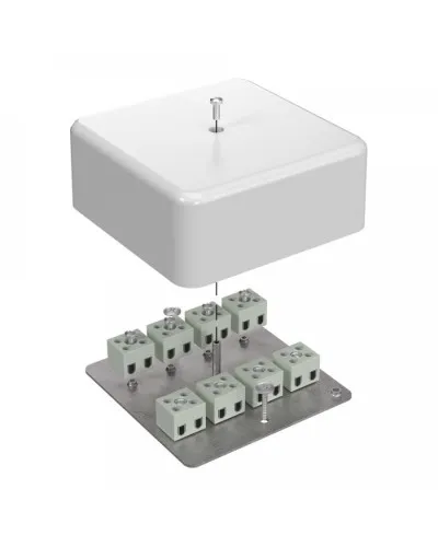 Коробка огнестойкая 103х103х45 (латунь) (40-0470-FR2.5-16-Е60). Коробка огнестойкая для открытой установки. Промрукав в Нижнем Новгороде