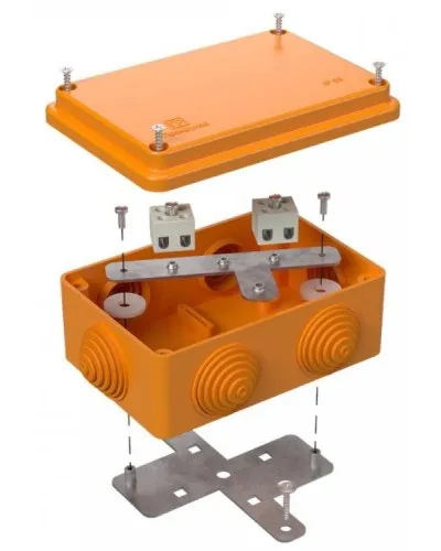 Коробка огнестойкая 120х80х50 (40-0340-FR6.0-4). Коробка огнестойкая для открытой установки. Промрукав в Нижнем Новгороде