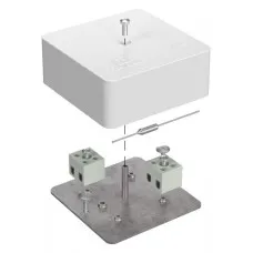 Коробка огнестойкая 75х75х30 (40-0450-FR2.5-4-П). Коробка огнестойкая для открытой установки. Промрукав