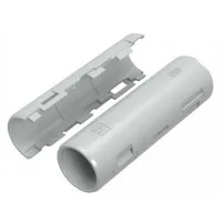 Муфта разборная D20 атмосферостойкая серая (PR13.0410). Муфта разборная. Промрукав